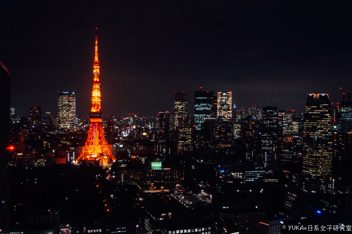 東京鐵塔夜景：濱松町 世界貿易中心大樓